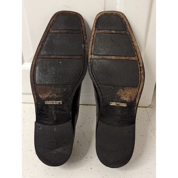 Gordon Rush Black Made in Italy 🇮🇹mens slip-on Loafers Size 8 1/2 - Picture 11 of 11